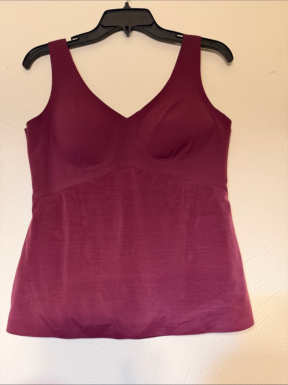 Honeylove XL Liftwear Tank Top Burgundy Wine Shapewear Camisole Luxury Stretch